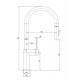 Μπαταρία Κουζίνας Πάγκου Cora Inox 316 L 63630-111 Μπαταρία Κουζίνας Πάγκου Cora Inox 316 L 63630-111